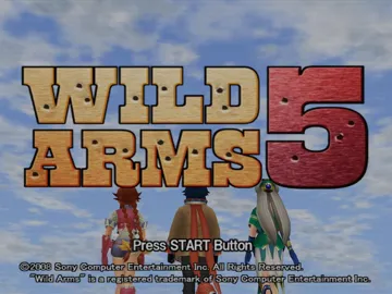 Wild Arms 5 screen shot title